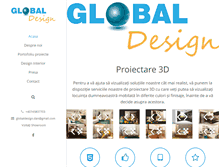 Tablet Screenshot of globaldesign.ro